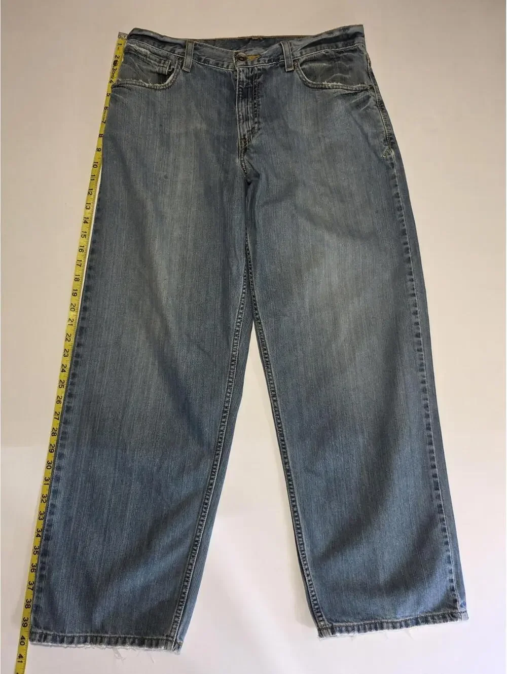 Vintage SilverTab Levi's Baggy Jeans Men's W33 L30 Light Wash 90s Y2K Skater